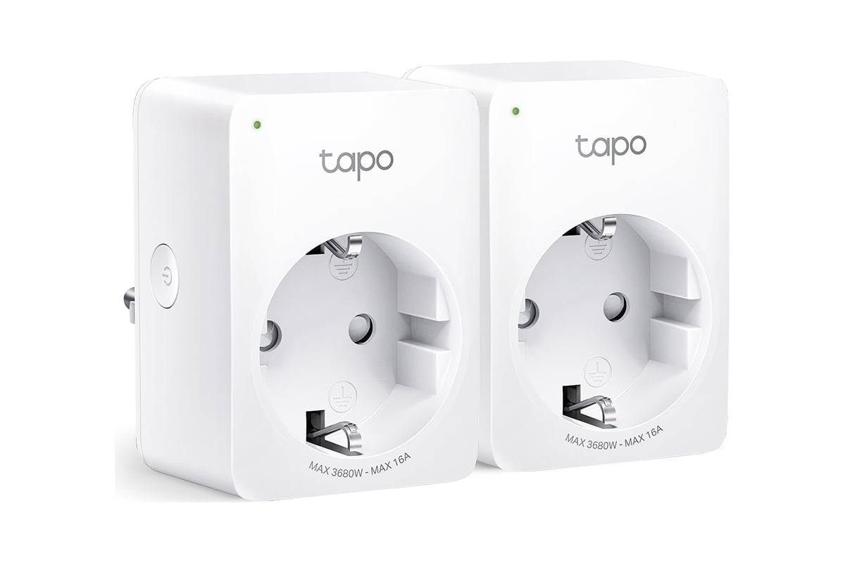 Умная Wi-Fi мини розетка TP-LINK с мониторингом энергопотребления TAPO ...