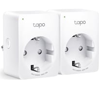 Умная Wi-Fi мини розетка TP-LINK с мониторингом энергопотребления TAPO P110(2-PACK)