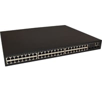 Управляемый L2 PoE коммутатор OSNOVO SW-84804/L(800W) Gigabit Ethernet на 48 RJ45 PoE + 4 x GE SFP порта sct1310