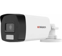 Уличная цилиндрическая hd-tvi камера HIWATCH Ds-t220a 2.8 мм, 2мп, с гибридной подсветкой exir/led до 40 м и встроенным микрофоном (aoc) АВ5088460