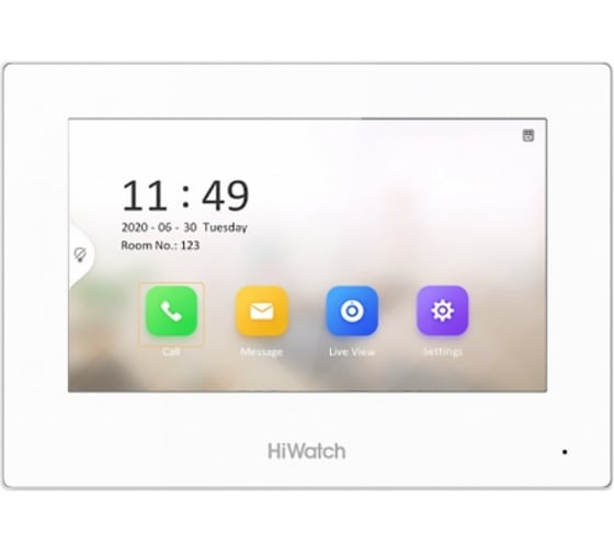 Гибридный ip видеодомофон с wi-fi HIWATCH Vdp-h3212w 7“ АД5079701 1