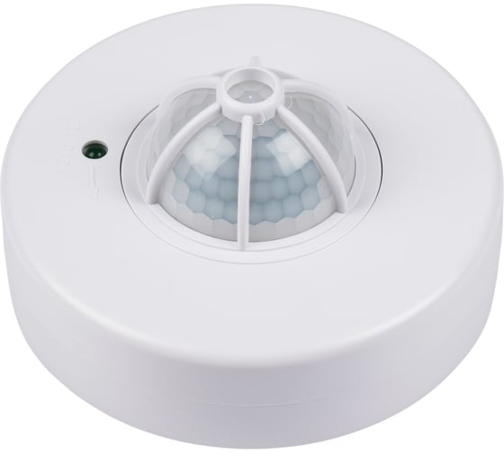 Датчик движения Jazzway PMS-IR 024 1200Вт 360 град. 2-6м WH IP20 5012974