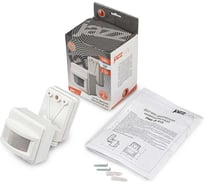 Датчик движения Jazzway PMS-IR 017 1200Вт 120гр. 2-12м WH IP44 5012998