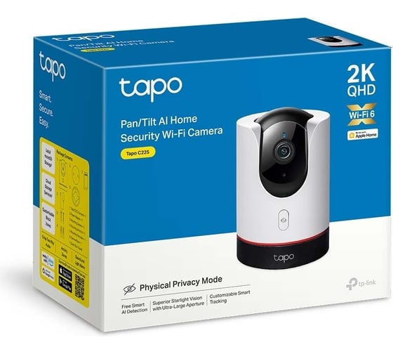 Домашняя умная поворотная Wi-Fi камера TP-Link Tapo C225