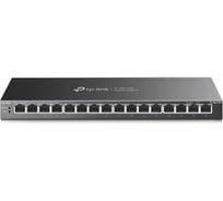 Настольный коммутатор TP-Link с 16 гигабитными портами PoE+ TL-SG116P