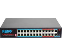 Коммутатор на 24 порта Keno KN-SW2402POE+