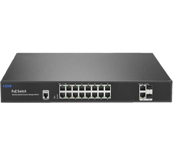 Коммутатор на 16 портов управляемый, Keno KN-SW1602SFP/M2