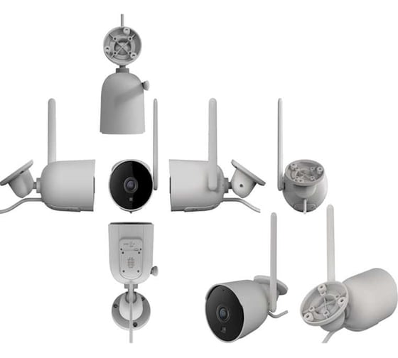 Уличная wifi камера FOX 3мп с динамиком, микрофоном и ик подсветкой, FX-C3BE Cтриж