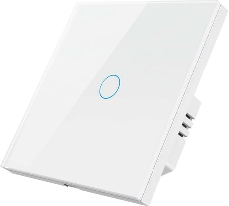 Умный Zigbee выключатель Roximo сенсорный, однокнопочный, белый SZSEN01-1W