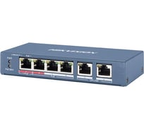 Коммутатор Hikvision DS-3E0106HP-E Ethernet, PoE УТ-00017155