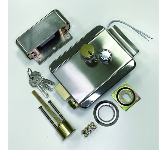 Электромеханический накладной замок VETTORE vеttore rj105b 5 keys (из нержавеющей стали с защитой от влаги, 5 ключей) sn (сатин) 20331