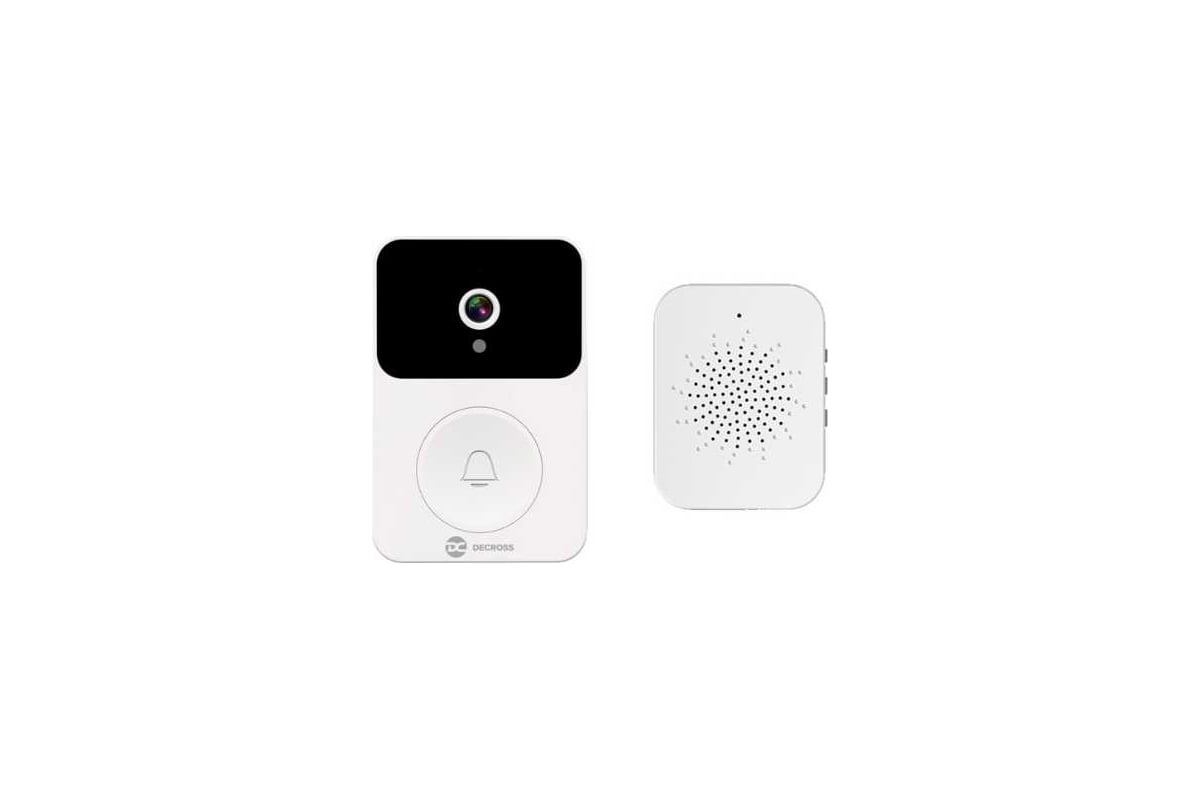 Умный дверной звонок DECROSS x9 smart doorbell DX9202300000000 - выгодная  цена, отзывы, характеристики, фото - купить в Москве и РФ