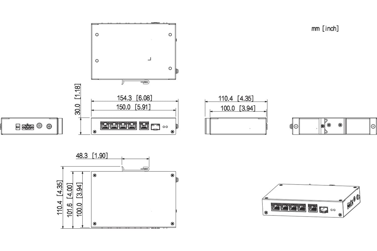 Коммутатор poe DAHUA DH-PFS3106-4ET-60 - выгодная цена, отзывы ...