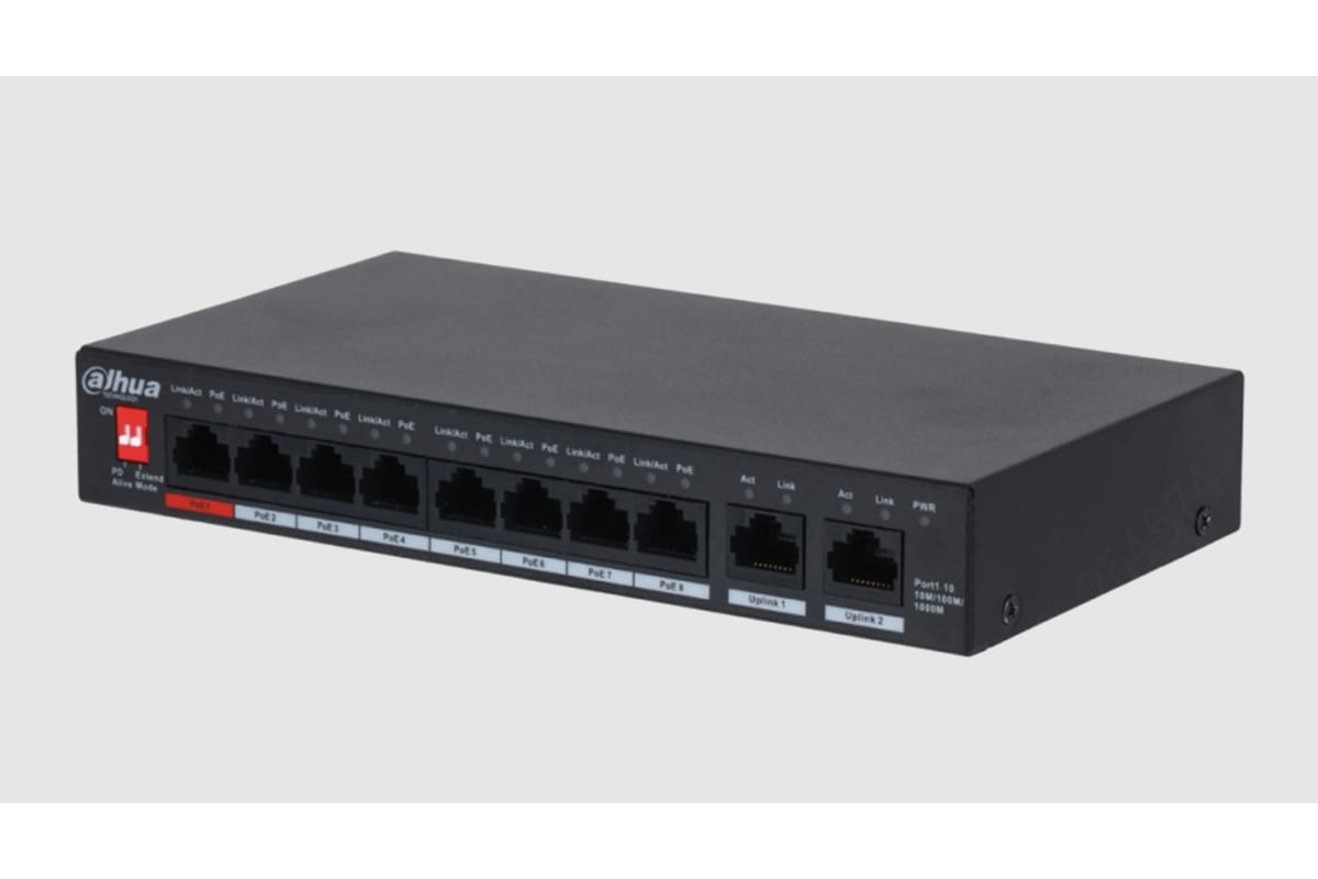 Коммутатор poe DAHUA DH-PFS3010-8GT-96 - выгодная цена, отзывы ...