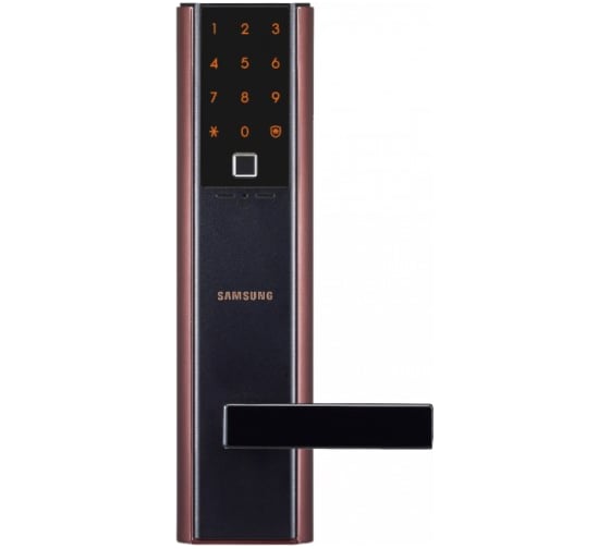 Врезной замок дверной copper Samsung Биометрический SHP-DH538MC/VK 1