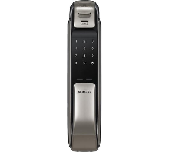 Врезной дверной замок Samsung темный металлик SHP-DP728 AK/EN