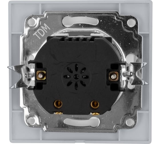 Выключатель с датчиком движения TDM ELECTRIC Лама 1А серебристый металлик SQ1815-0248