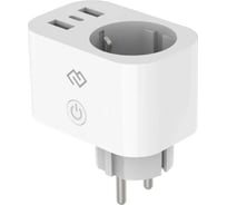 Умная розетка DIGMA DiPlug 500 EU Wi-Fi белый (DPL500) 1408330