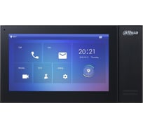 Монитор IP видеодомофона Dahua 7 дюймовый, черный DHI-VTH2421FB-P