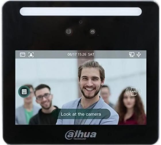 Терминал контроля доступа Dahua с распознаванием лиц DHI-ASI3213A-W 1