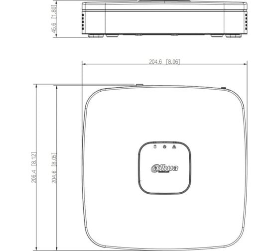Видеорегистратор 16-ти канальный Dahua DHI-NVR4116-4KS2/L
