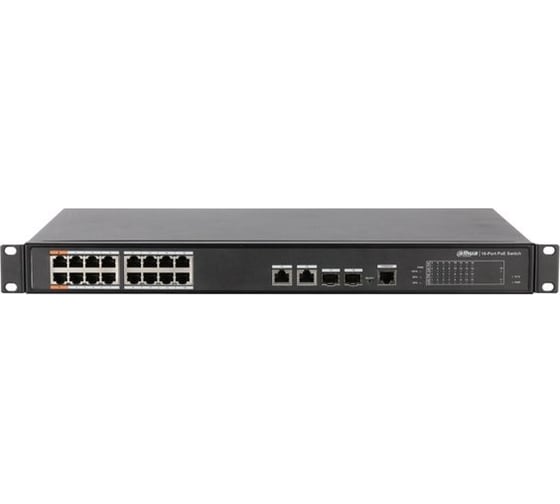 Коммутатор PoE Dahua DH-PFS4218-16ET-240 1