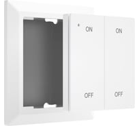 Беспроводной дублирующий выключатель Roximo 2кнопочный для Wi-Fi модуля SRM10A022 SRFCK02