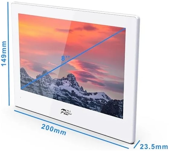 IP-домофон FOX 8”  IPS LCD (1280x800), WIFI, LAN, POE FX-IVD800WPE (АНДРОМЕДА 8W)