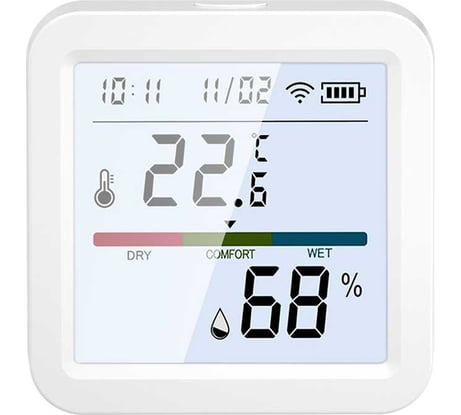 Автономный WiFi-датчик температуры и влажности с дисплеем FOX FX-WS1Monitor