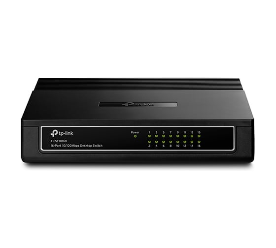 Неуправляемый коммутатор TP-Link 16x100Mb TL-SF1016D 1
