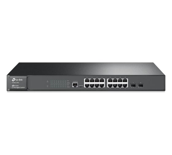 Управляемый коммутатор TP-Link 16G 2SFP T2600G-18TS