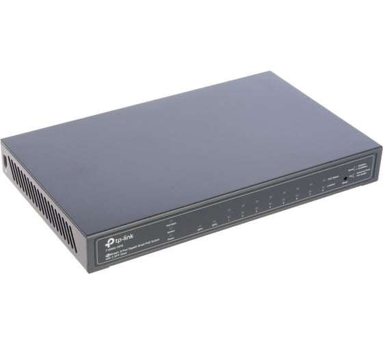 Управляемый коммутатор TP-Link JetStream 8G 2SFP 8PoE 53W T1500G-10PS