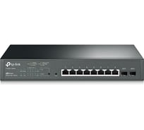 Управляемый коммутатор TP-Link JetStream 8G 2SFP 8PoE+ 116W T1500G-10MPS