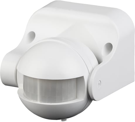 Датчик движения ЭРА MD 03 для дома инфракрасный, белый, 1200 Вт, угол 180 градусов, 6 м Б0043809
