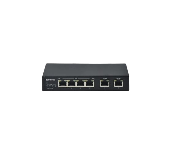 6 портовый PoE коммутатор Tantos TSn-4P6C 1