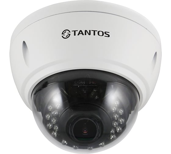 Антивандальная купольная универсальная видеокамера Tantos TSc-Vi1080pUVCv (2.8-12) 00-00070590
