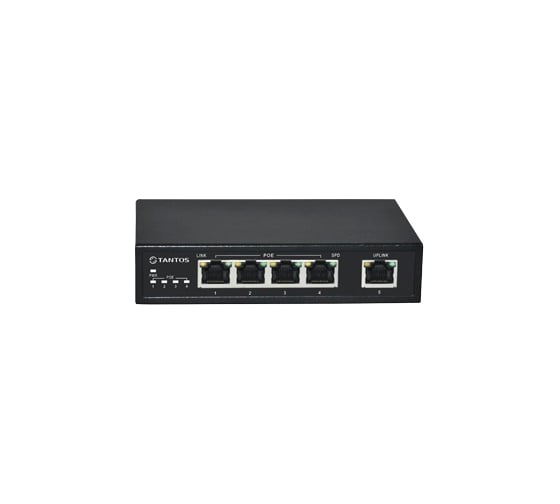 5 портовый Ethernet коммутатор Tantos TSn-4P5G