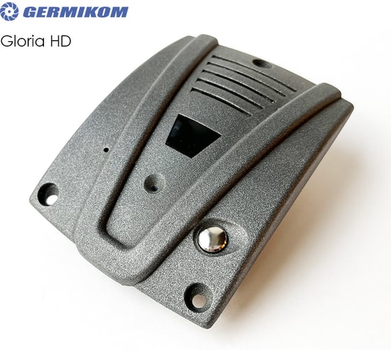 Вызывная видеопанель GERMIKOM AHD антивандальная врезная IP44 Gloria HD Flush Gray