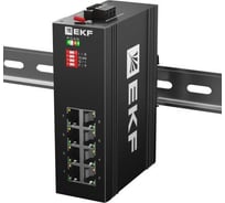 Промышленный неуправляемый коммутатор EKF U-8GT, 8 портов 10/100/1000Base-T(X) RJ45, монтаж на динрейку TSX TSX-U-8GT