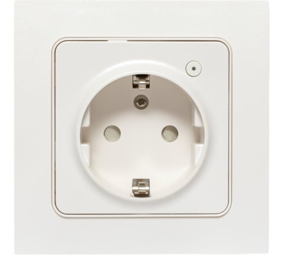 Умная розетка EKF Стокгольм 1-местная 16А белый Zigbee Сonnect RCS-ST16-WD-ZB