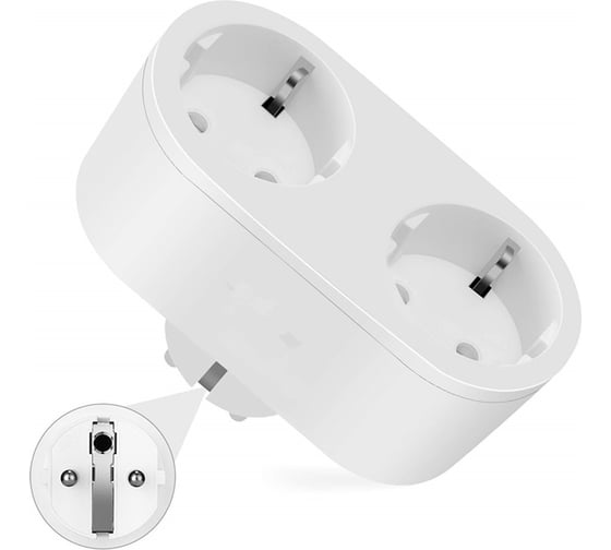 Умная розетка ELARI Smart Socket Dual NRG-DEU16PMWHT
