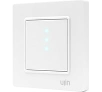 Умный выключатель-диммер Ujin WiFi двухклавишный, голосовое управление D-10000-0