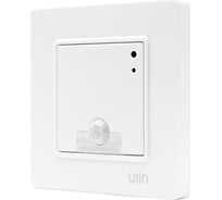 Умный выключатель-диммер + датчик 4в1 Ujin Luxe/WiFi/BLE/IR двухклавишный, работает с Алисой, голосовое управление D-10000-01