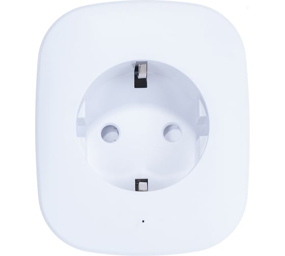 Умная розетка HIPER Wi-Fi IoT P03, WiFi 2.4 ГГц, 100-250 В, 16 А, 3.68 кВт, белая HI-P03
