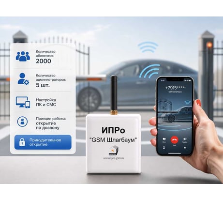 GSM модуль ИПРо Шлагбаум 1443
