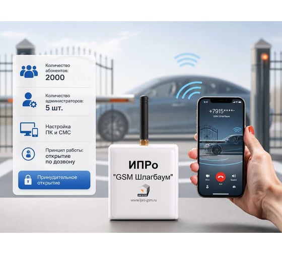 GSM модуль ИПРо Шлагбаум 1443