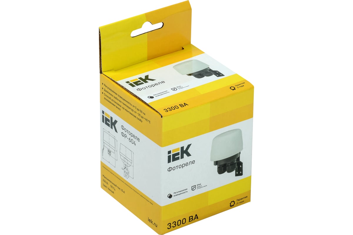 Фотореле IEK ФР 604 LFR20-604-3300-K01 - выгодная цена, отзывы ...