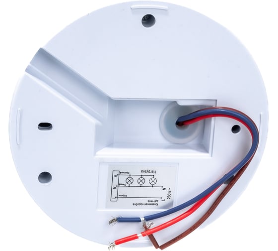 Детектор движения IEK ДД 024В 1100Вт угол. обз. 180-360 град. IP33 бел. LDD11-024B-1100-001