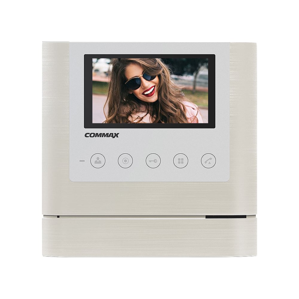 Цветной видеодомофон COMMAX белый CDV-43M Metalo - выгодная цена ...