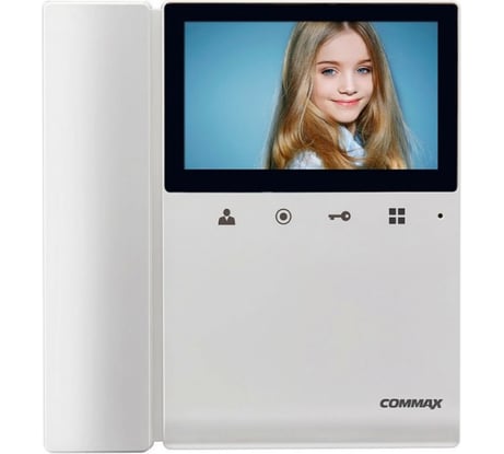 Цветной видеодомофон COMMAX белый CDV-43KM